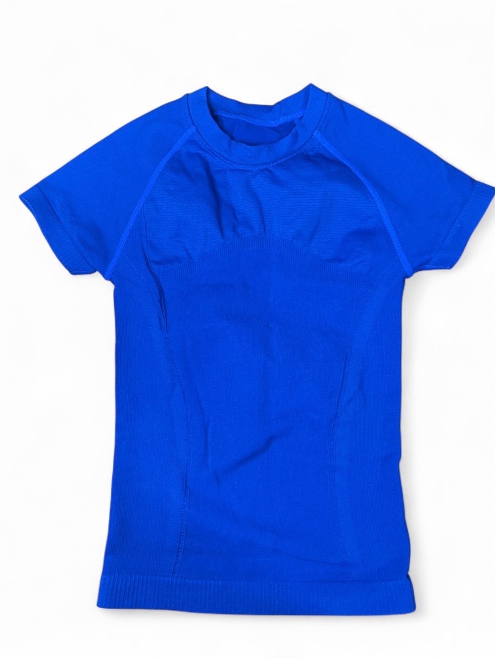 Women’s Bright Blue Athletic Short Sleeve Top